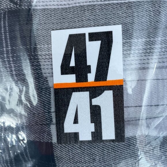 Bass Outdoor Heather Grey Stretch Flannel Shirt M Long Sleeve Button-Up NWT 4741 - Picture 8 of 9